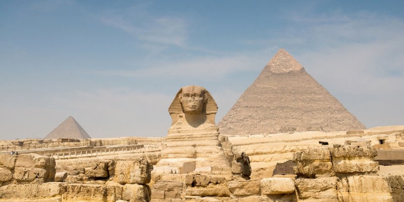 The Sphinx and Pyramid of Khafre