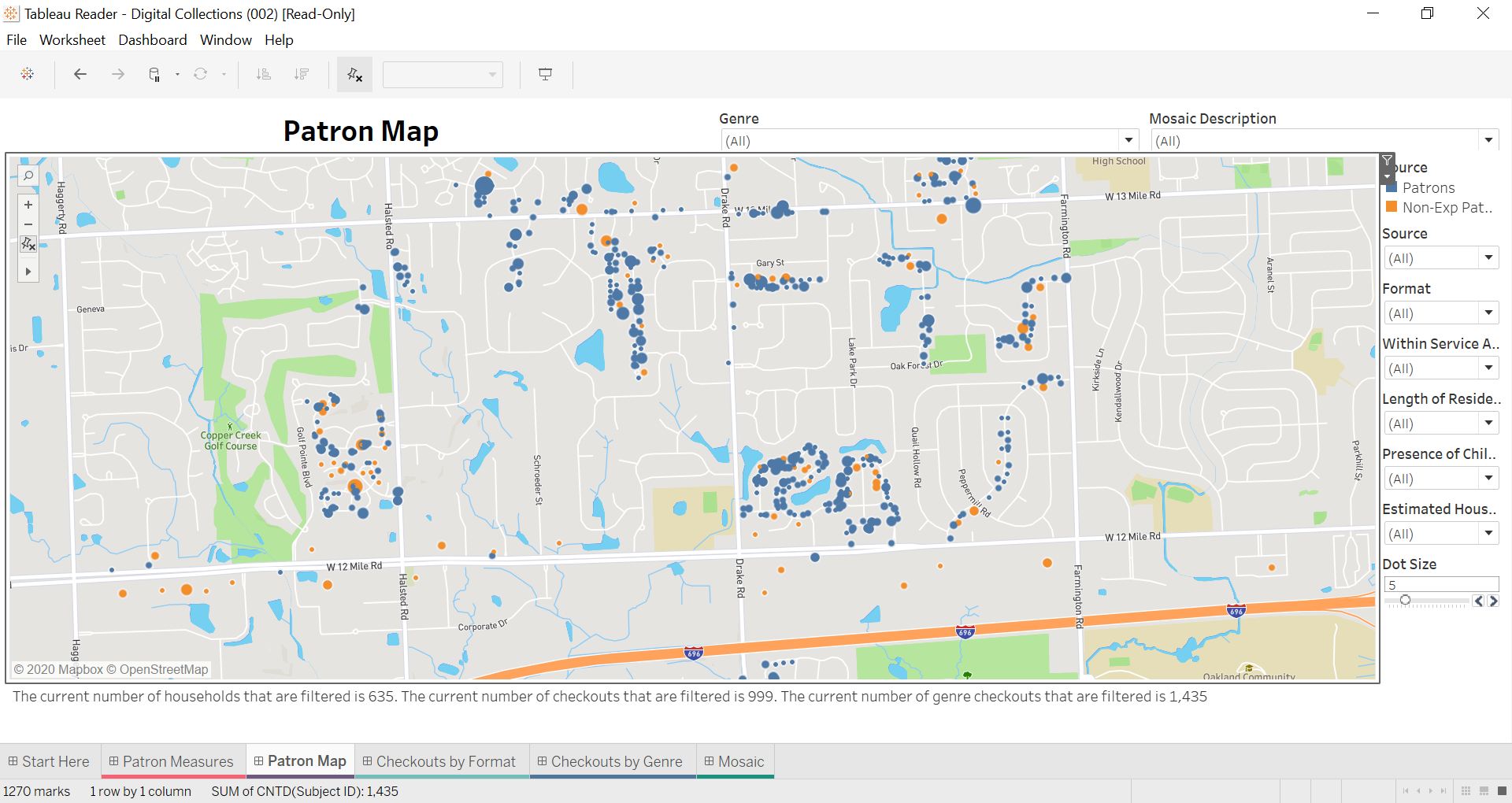 Patrons map