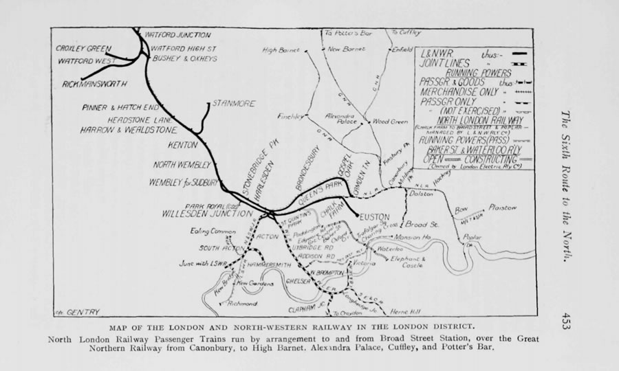 Source: Steel, Wilfred L. The History of the London & North Western Railway. London, 1914